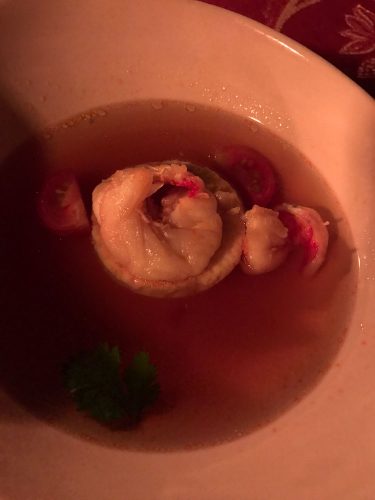 Lobster consomme royale