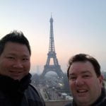 Andre and Cameron Eifel Tower Paris